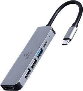 CABLEXPERT USB TYPE-C 5IN1 MULTI-PORT ADAPTER (HUB+HDMI+PD) A-CM-COMBO5-03