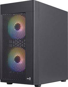 CASE AEROCOOL HEXFORM G-BK-V2 MINI TOWER WINDOW BLACK CASE AEROCOOL HEXFORM G-BK-V2 MINI TOWER WINDOW BLACK