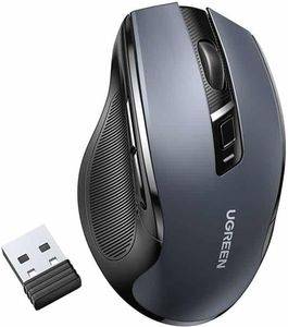 MOUSE WIRELESS 2.4 GHZ &AMP BLUETOOTH UGREEN MU006 BLACK/GRAY 90855