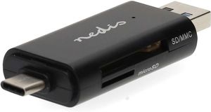 NEDIS CRDRU3110BK CARD READER USB 3.2 GEN 1 MICROSD/MICROSDHC/MICROSDXC/ SD/ SDHC/SDXCP