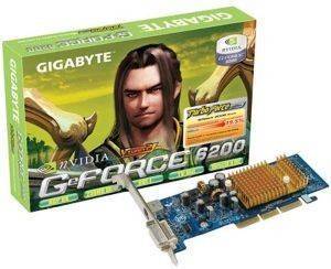 GIGABYTE GEFORCE 6200 GV-N62256DP2-RH 256MB AGP RETAIL