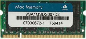 CORSAIR SO-DIMM DDR2 MAC MEMORY 1GB PC5300 (667MHZ) CORSAIR SO-DIMM DDR2 MAC MEMORY 1GB PC5300 (667MHZ)