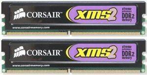 CORSAIR TWIN2X2048-8500C7 XMS2 DDR2 2GB (2X1GB) PC2-8500 (1066MHZ) DUAL CHANNEL KIT CORSAIR TWIN2X2048-8500C7 XMS2 DDR2 2GB (2X1GB) PC2-8500 (1066MHZ) DUAL CHANNEL KIT