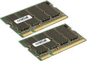 CRUCIAL CT2KIT12864AC667 SO-DIMM DDR2 2GB (2X1GB) PC5300 (667MHZ) DUAL CHANNEL KIT