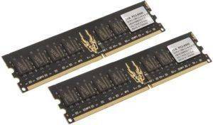 GEIL GB24GB8500C5DC DDR2 4GB (2X2GB) BLACK DRAGON PC8500 1066MHZ DUAL CHANNEL KIT