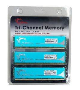 G.SKILL F3-10666CL7T-6GBPK 6GB (3X2GB) DDR3 PC3-10600 1333MHZ PK SERIES TRIPLE CHANNEL KIT G.SKILL F3-10666CL7T-6GBPK 6GB (3X2GB) DDR3 PC3-10600 1333MHZ PK SERIES TRIPLE CHANNEL KIT
