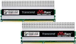 TRANSCEND TX1800KLU-2GK AXERAM 2GB (2X1GB) DDR3 PC14400 1800MHZ DUAL CHANNEL KIT