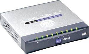 LINKSYS SD2008 8 PORT 10/100/1000 GIGABIT SWITCH LINKSYS SD2008 8 PORT 10/100/1000 GIGABIT SWITCH