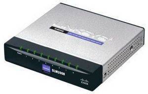 LINKSYS SLM2008 8PORT 10/100/1000 GIGABIT SMART SWITCH