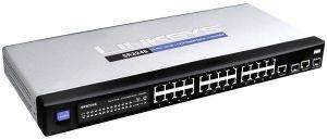 LINKSYS SR224G 10/100 24-PORT SWITCH