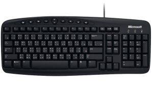 MS WIRED KEYBOARD 500 BLACK GREEK RETAIL