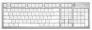 TRUST SLIMLINE ALUMINIUM KEYBOARD FOR MAC