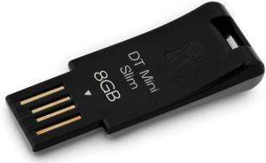 KINGSTON DTMS/8GB DATA TRAVELLER MINI SLIM BLACK