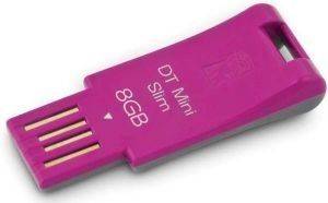 KINGSTON DTMSN/8GB DATA TRAVELLER MINI SLIM PINK KINGSTON DTMSN/8GB DATA TRAVELLER MINI SLIM PINK