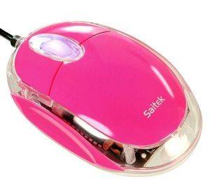 SAITEK NOTEBOOK OPTICAL MOUSE PINK