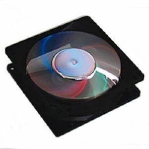 AKASA AK-170BKSV-S 80MM BLACK CASE FAN WITH ALUMINIUM COLOR ROTER BLADE