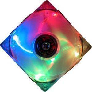 AKASA 120MM CRYSTAL FRAME & ROTOR W/ 4 LED FAN AKASA 120MM CRYSTAL FRAME & ROTOR W/ 4 LED FAN