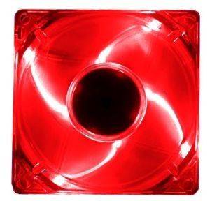 COOLERMASTER TLF-S82-ER SILENT RED LED FAN 80MM COOLERMASTER TLF-S82-ER SILENT RED LED FAN 80MM