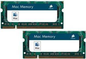 CORSAIR VSA4GSDSKIT667C4 SO-DIMM DDR2 MAC MEMORY 4GB (2X2GB) PC5300 (667MHZ) DUAL CHANNEL KIT