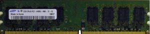 SAMSUNG 2GB DDR2 PC6400 800MHZ SAMSUNG 2GB DDR2 PC6400 800MHZ