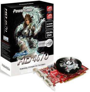POWERCOLOR RADEON HD4670 512MB GDDR3 PCI-E RETAIL POWERCOLOR RADEON HD4670 512MB GDDR3 PCI-E RETAIL