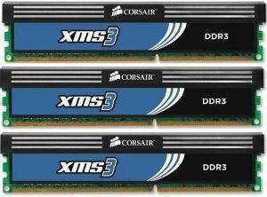 CORSAIR TR3X6G1600C8 XMS3 DDR3 6GB (3X2GB) PC3-12800 (1600MHZ) TRIPLE CHANNEL KIT