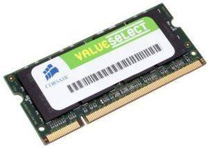 CORSAIR VS1GSDS800D2 SO-DIMM DDR2 1GB PC6400 800MHZ CORSAIR VS1GSDS800D2 SO-DIMM DDR2 1GB PC6400 800MHZ