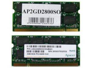 APACER SO-DIMM DDR2 2GB PC6400 800MHZ