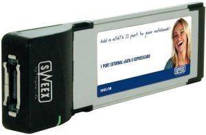SWEEX 1 PORT EXTERNAL SATA II EXPRESS CARD SWEEX 1 PORT EXTERNAL SATA II EXPRESS CARD