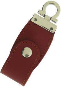 LEATHER L3 USB DRIVE 2GB BROWN