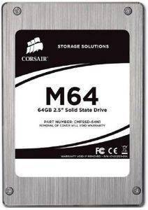 CORSAIR CMFSSD-64N1 64GB 2.5\'\' SOLID STATE DISK DRIVE
