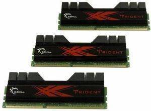 G.SKILL F3-16000CL9T-6GBTD 6GB (3X2GB) DDR3 PC3-16000 2000MHZ TRIDENT SERIES TRIPLE CHANNEL KIT