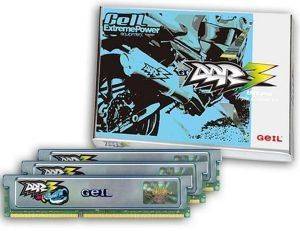 GEIL GU36GB1600C7TC DDR3 6GB (3X2GB) PC3-12800 1600MHZ ULTRA TRIPLE CHANNEL KIT