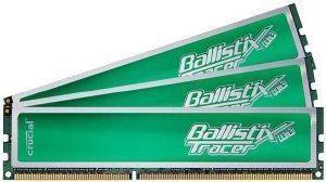 CRUCIAL BL3KIT12864TG1337 BALLISTIX TRACER GREEN 3GB (3X1GB) PC3-10600 1333MHZ TRIPLE CHANNEL KIT