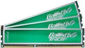 CRUCIAL BL3KIT25664TG1337 BALLISTIX TRACER GREEN 6GB (3X2GB) PC3-10600 1333MHZ TRIPLE CHANNEL KIT