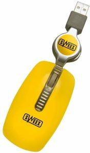 SWEEX NOTEBOOK OPTICAL MOUSE MELLOW YELLOW SWEEX NOTEBOOK OPTICAL MOUSE MELLOW YELLOW