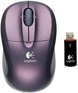 LOGITECH 910-001006 V220 CORDLESS NOTEBOOK MOUSE PURPLE