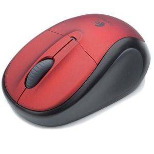 LOGITECH 910-001026 V220 CORDLESS NOTEBOOK MOUSE RED