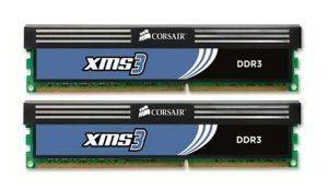 CORSAIR TW3X2G1333C9A 2GB (2X1GB) XMS3 DDR3 PC3-10666 (1333MHZ) DUAL CHANNEL KIT
