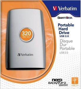 VERBATIM 320GB 2.5\'\' PORTABLE HARD DRIVE USB 2.0