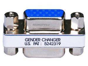 EQUIP 124321 MINI 15PIN VGA F/F GENDER CHANGER