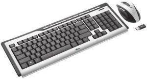 TRUST WIRELESS SLIMLINE MEDIA DESKSET