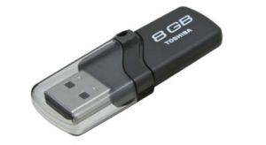 TOSHIBA 8GB GINGA USB FLASH DRIVE