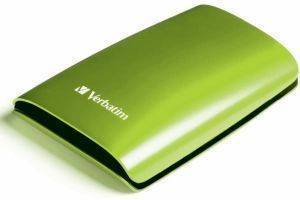 VERBATIM 500GB 2.5\'\' PORTABLE HARD DRIVE USB 2.0 EUCALYPTUS GREEN