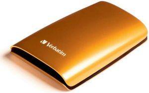 VERBATIM 500GB 2.5\'\' PORTABLE HARD DRIVE USB 2.0 VOLCANIC ORANGE