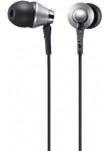 SONY MDR-EX76LPS 9MM HIGH SENSITIVITY IN-EAR HEADPHONES SILVER