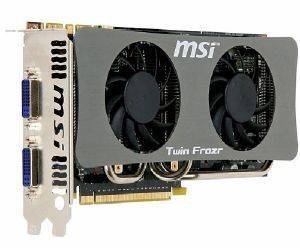 MSI GTS 250 TWIN FROZR 1G OC GTS250 CUDA 1GB PCI-E RETAIL