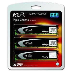 ADATA 6GB (3X2GB) DDR3 PC3-10666 1333MHZ TRIPLE CHANNEL KIT ADATA 6GB (3X2GB) DDR3 PC3-10666 1333MHZ TRIPLE CHANNEL KIT