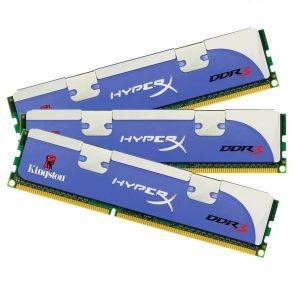 KINGSTON KHX1600C9D3T1K3/6GX 6GB (3X2GB) PC12800 HYPERX XMP TRIPLE CHANNEL KIT