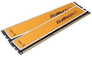 CRUCIAL BL2KIT12864BE2009 2GB KIT (2X1GB) BALLISTIX PC3-16000 2000MHZ DUAL CHANNEL KIT CRUCIAL BL2KIT12864BE2009 2GB KIT (2X1GB) BALLISTIX PC3-16000 2000MHZ DUAL CHANNEL KIT